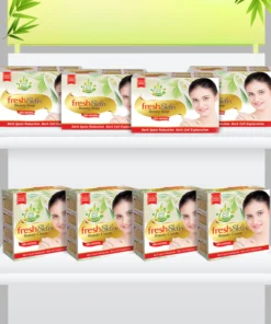 FRESH SKIN BEAUTY CREAM 4PCS + FRESH SKIN BEAUTY SOAP 4PCS